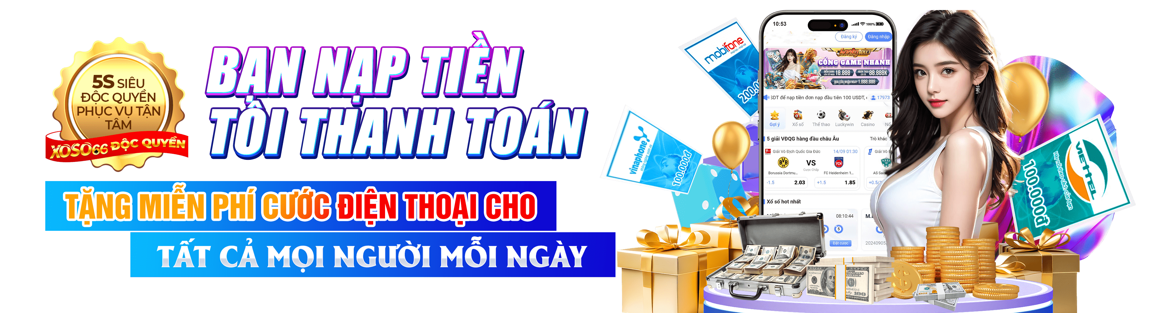 Hình ảnh quảng cáo của gaz68 hiển thị nền tảng và các lợi ích